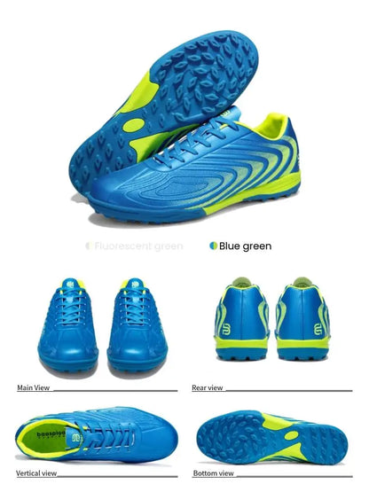 Baasploa Men Football Shoes Brand Comfort Lightweight Turf Training Soccer Shoes Professional Male Soft Sneakers Non-Slip