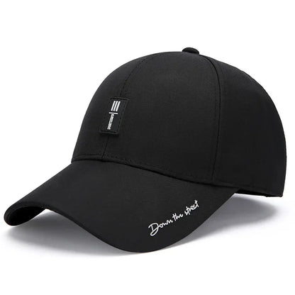 Férfi baseball sapka, kemény tetejű, tavaszi-őszi, nagy fejkerületű, pamut sapka, napvédő, apás sapka, állítható pánttal, horgászsapka