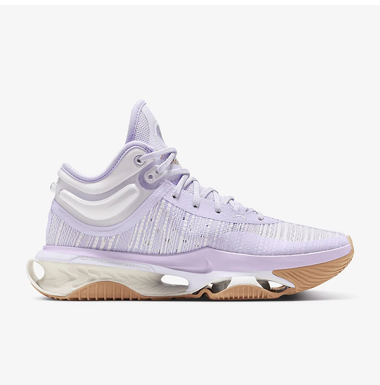 Nike äkta nya dämpande och andningsbara mid-top basketskor för herr DJ9432-500