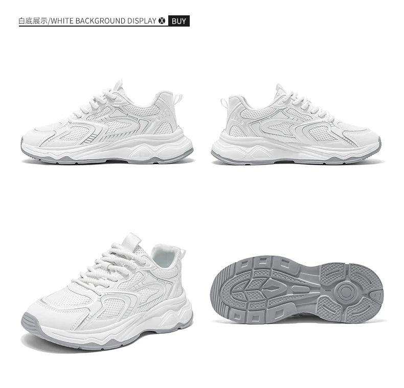 Men's speed casual sneakers spring summer soft-sole anti-slip breathable outdoor running shoes fashion Youth Joker sports shoes