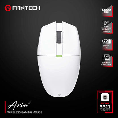 FANTECH Aria XD7E 2.4G Wireless Gaming Mouse PixArt 3311 1000Hz 59g Lightweight Gamer Mice  For PC Laptop