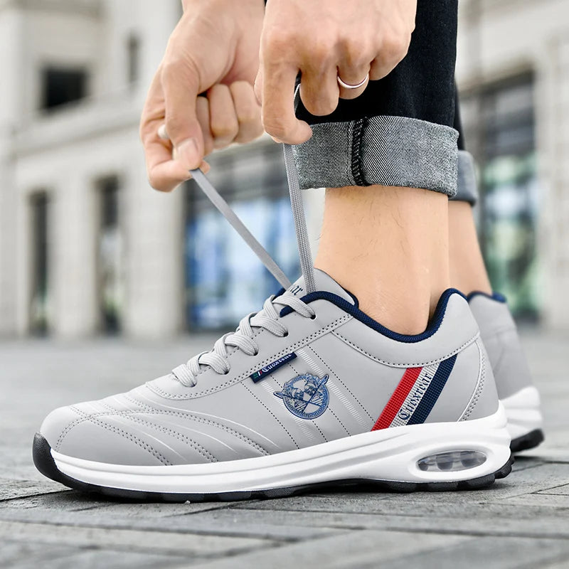 Mens Sports Shoes Big Size Breathable Comfortable Wear-resistant Snekaers Soft Sole Casual Flat Running Shoes for Man