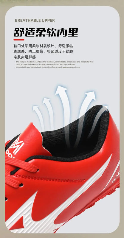 New Arrival Main Push  Soccer Cleats Long Broken Studs Outdoor Sports Football Shoes