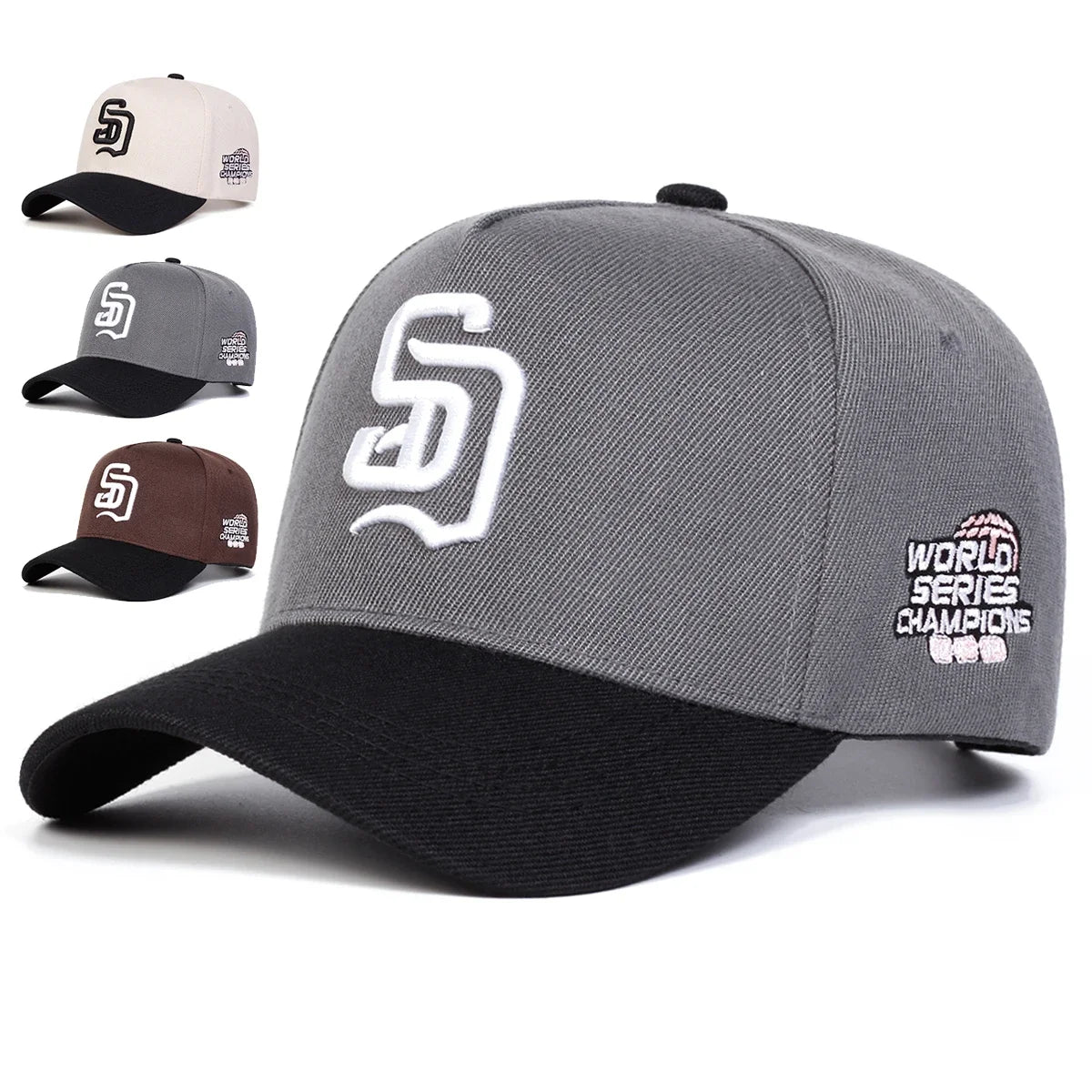 Casquettes de baseball unisexes à lettrage brodé, ajustables, décontractées, pour le printemps et l'automne, avec protection solaire
