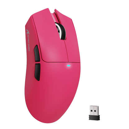 Безжична геймърска мишка ATTACK SHARK X11SE, Tri-Mode, суперлека 63g със сензор PAW3311, 22000 DPI, батерия 300mAh, двоен драйвер