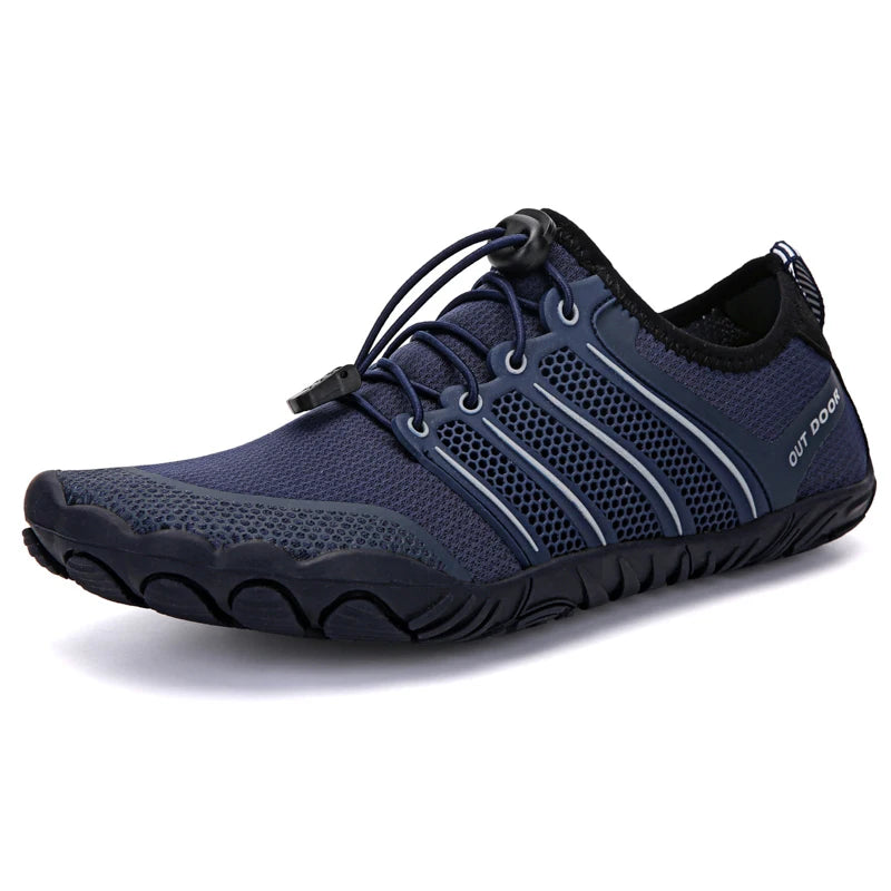 Mens Minimalist Running Cross Training Shoes Barefoot Shoes Big Toe Box Five Finger Shoes Saguaro Barefoot Pit Viper Paracord