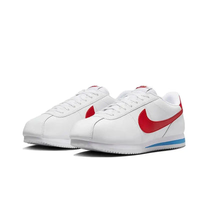 Nike Cortez: Stílusos, minimalista, puha, sokoldalú, kényelmes, tartós, alacsony szárú férfi futócipő – Fehér DM4044-108