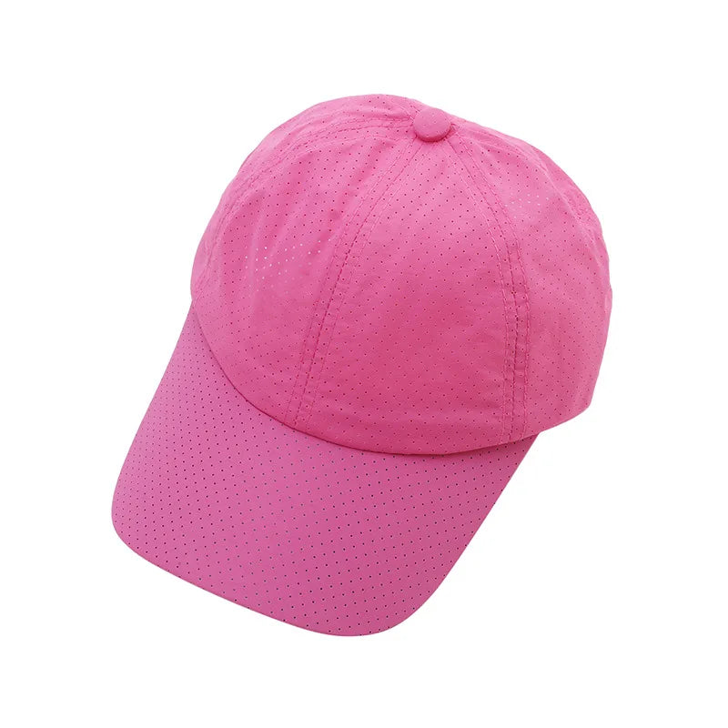 Casquette de soleil à séchage rapide pour femme, casquette de sport décontractée pour homme, casquette de baseball grande taille 60-65 cm, casquette à visière ajustable, casquette à visière