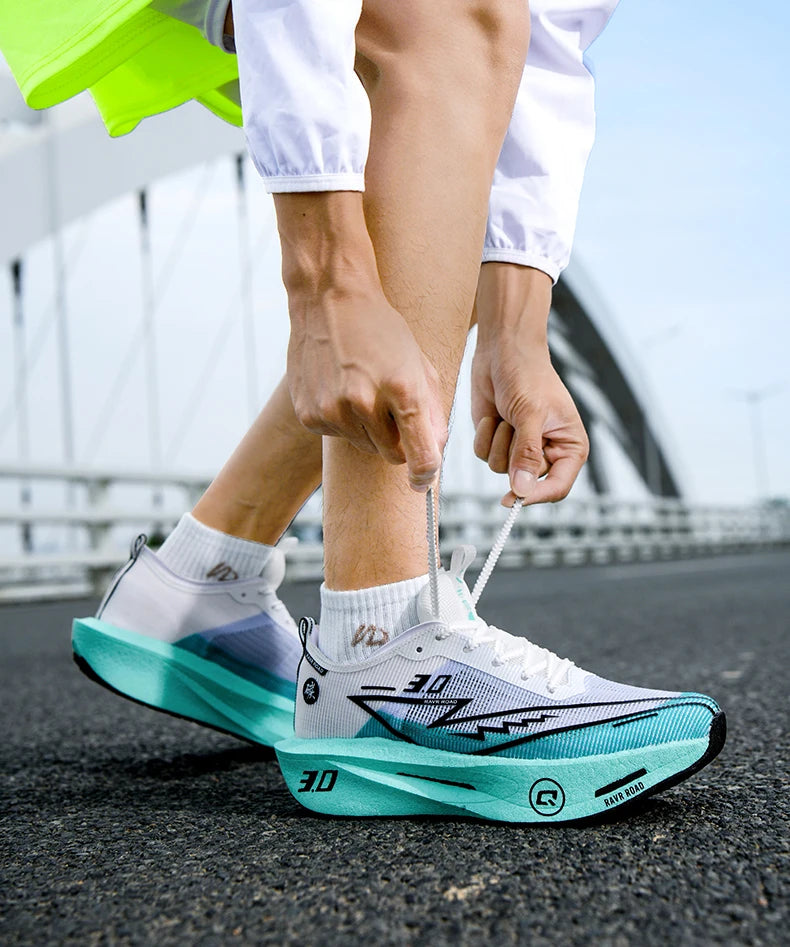 Air Running Shoes Men Sports Marathon Carbon Plate Breathable Lightweight Women Comfortable Athletic Leisure Sneakers Soft Sole