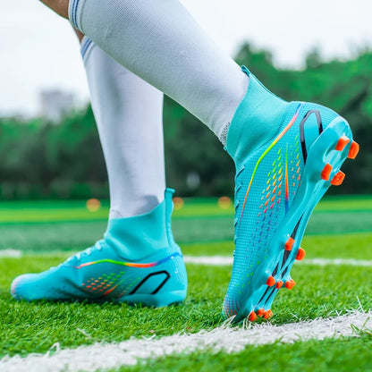 Men Football Boots Professional Turf Futsal Match Grass Unisex Outdoor Training Soccer Shoes Soccer Cleats Non-slip Breathable