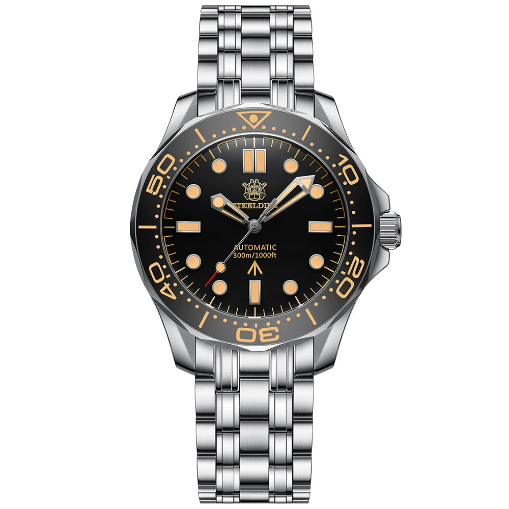 STEELDIVE SD1957 Best Seller 42MM Ceramic Bezel 300M Waterproof Super Luminou Sapphire Glass NH35 Automatic Men Dive Watch
