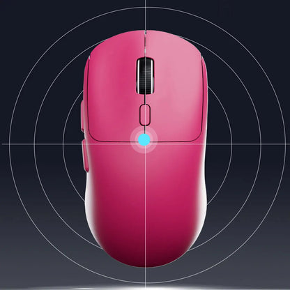 Rechargeable Wireless Bluetooth Gaming Mouse, Dual Mode 2.4G & Bluetooth Wireless Mouse, Silent High Precision Rechargeable Wireless Mouse for Laptop, PC, Mac & iPad