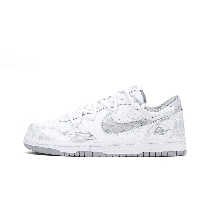 Custom Sneakers Nike Big Cloud Step Hand-Painted Oriental Tie-Dye Sneakers with Gift Bag Unisex