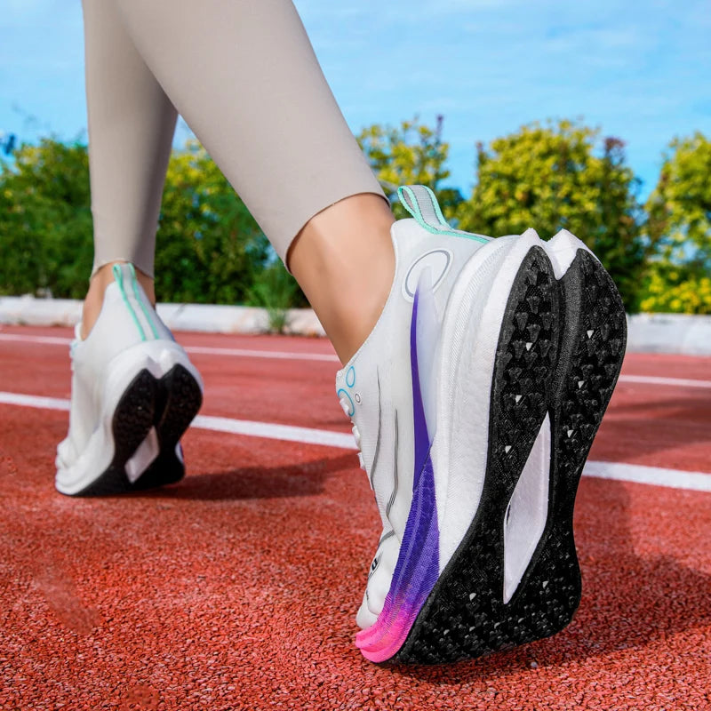 Men Carbon Board Running Shoes Marathon Long-Distance Running Sports Shoes Support Stable Casual Women Breathable Running Shoes