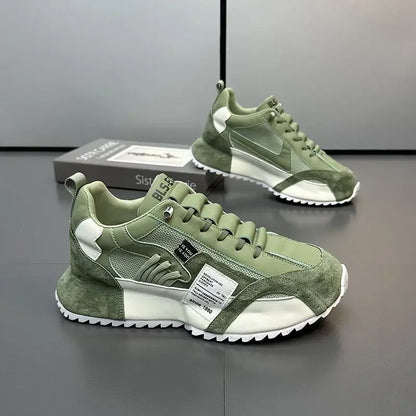 Men Luxury Sneakers Sports Shoes Moccasins Chunky Men Casual Sneakers Comfortable Breathable Trend Designed Personality Shoes