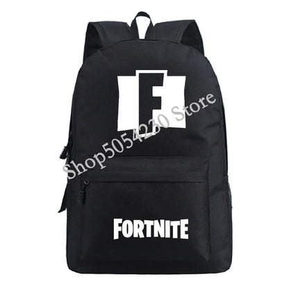 Mochila Fortnite Games, mochila escolar Fortnite para adolescentes, unissexo, com compartimento para portátil, para escola, viagens e uso casual
