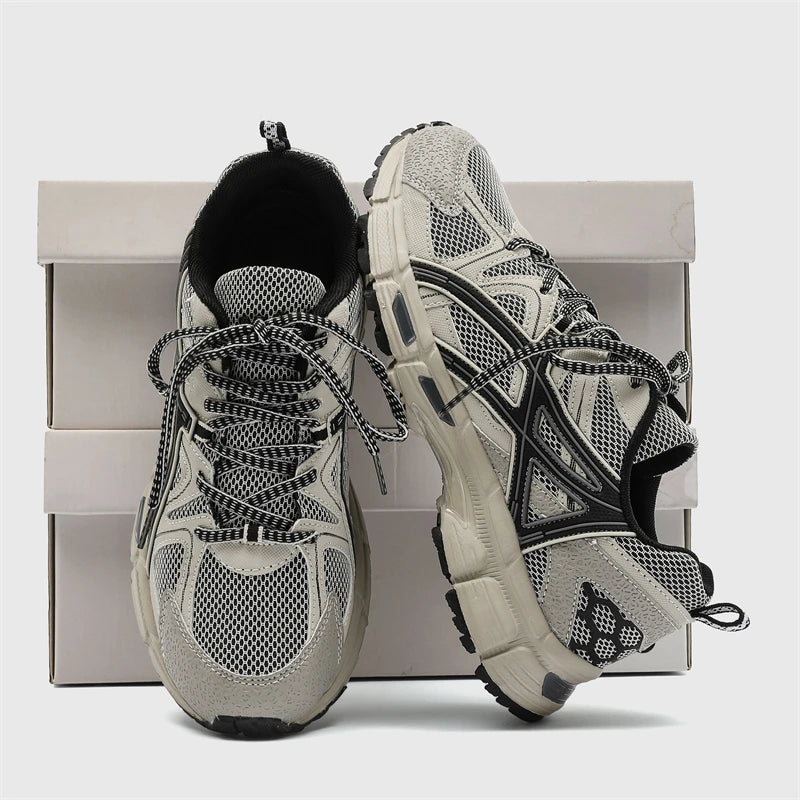 Męskie buty codzienne, outdoorowe, oddychające, do biegania, modne, do spacerów, rekreacyjne, sznurowane, do joggingu, mokasyny, markowe trampki Blade, wygodne