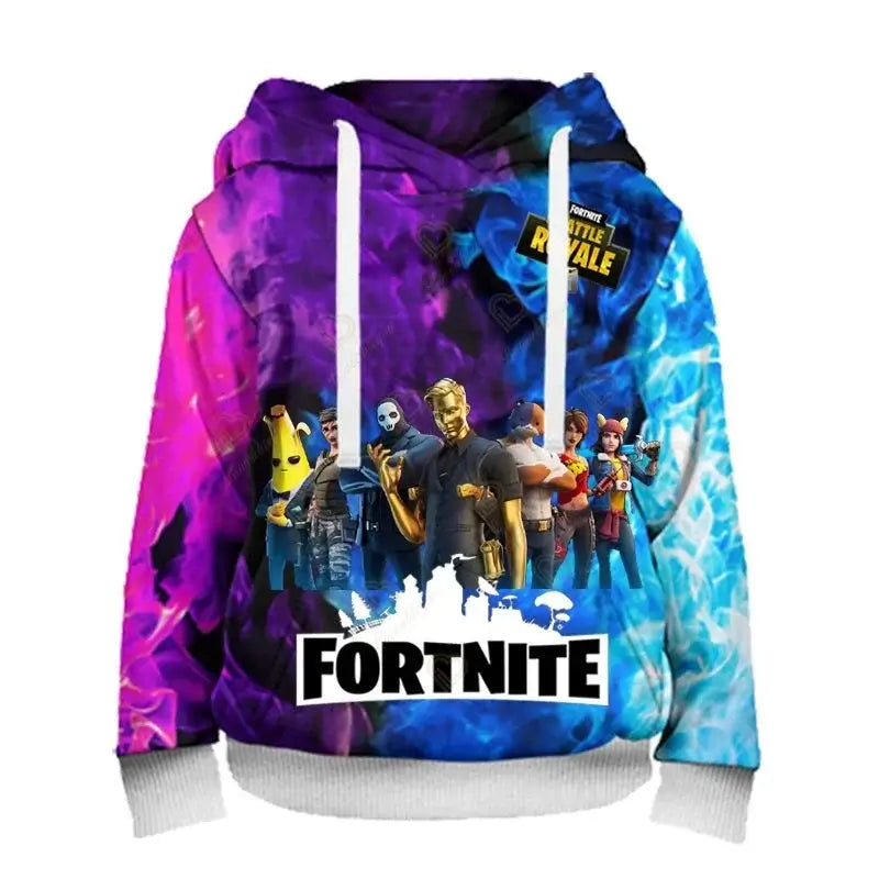Ανδρικό φούτερ με κουκούλα Fortnite, μοντέρνα μπλούζα με 3D εκτύπωση, φούτερ με κουκούλα Battle Game για αγόρια και κορίτσια, χιπ χοπ, ανδρικό casual πανωφόρι