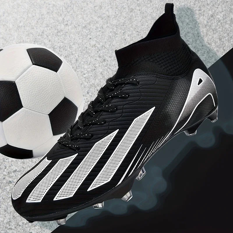 New Men Soccer Shoes Adult Non-Slip Football Boots Cleats Boys Ultralight Sport Sport Outdoor Comfortable Training Match Grass