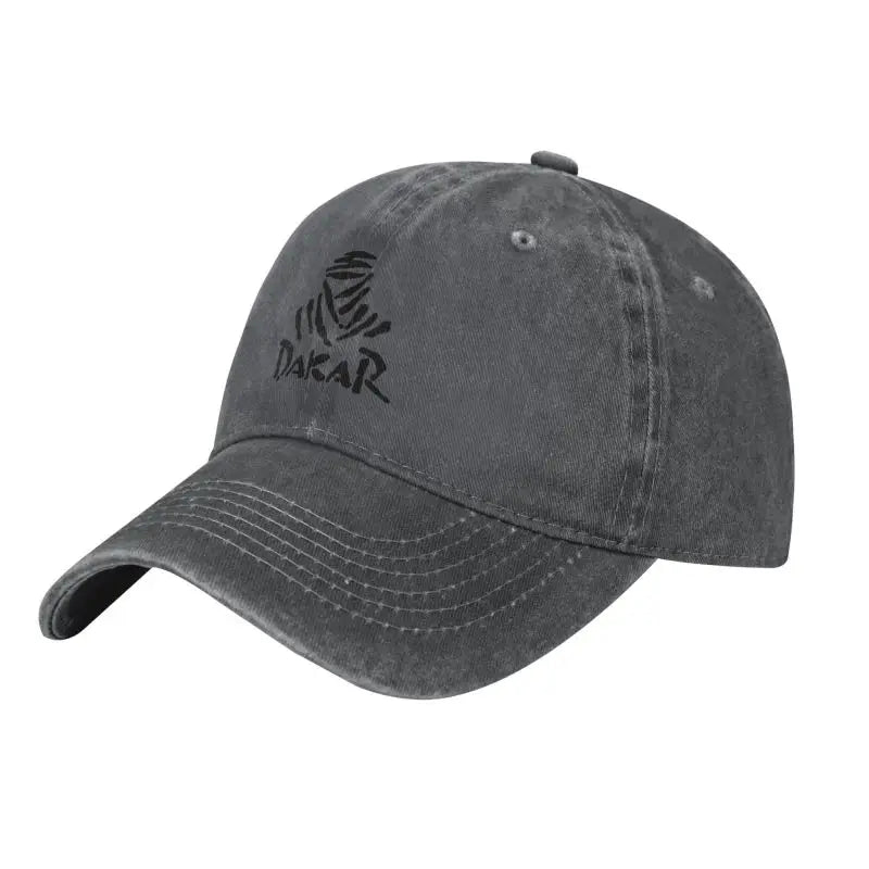 Vintage Racing Off Road D-Dakares Rally-baseballkepsar, unisex-modell, slitna och tvättade solkepsar, resekepsar, ostrukturerade mjuka kepsar