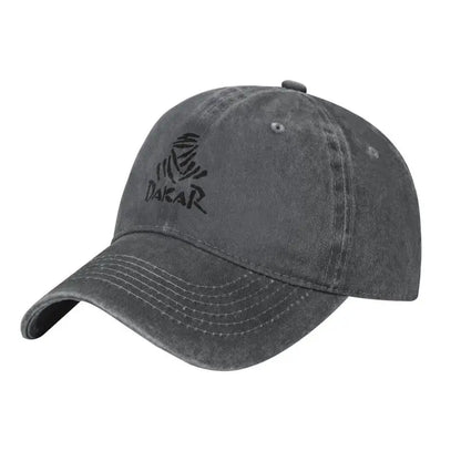 Vintage Racing Off Road D-Dakares Rally-baseballkepsar, unisex-modell, slitna och tvättade solkepsar, resekepsar, ostrukturerade mjuka kepsar