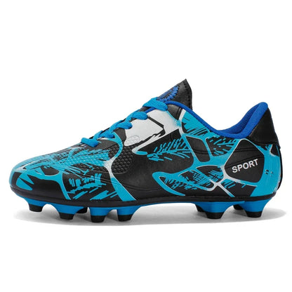 Buty piłkarskie dla dzieci Sports Society Field Chłopięce buty do piłki nożnej Futsal Szybkie buty do halowej piłki nożnej Oryginalne buty z kolcami do kostek Buty piłkarskie