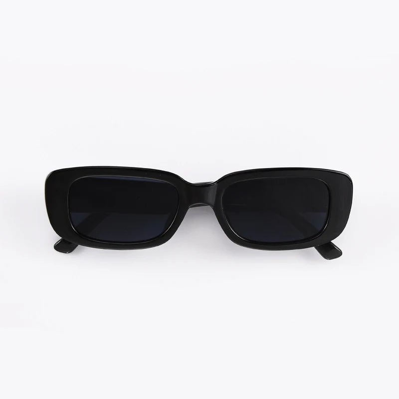 Gafas de sol cuadradas para hombre, rectangulares, de marca, de diseño, pequeñas, para hombre, estilo retro, con lentes negras, para conducir y pescar, Oculos UV400