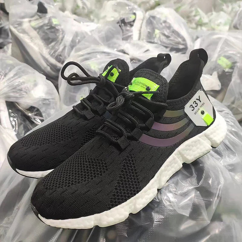 Sports Men's Shoes Spring and Autumn Breathable Casual Running Shoes Lightweight Walking Couple Shoes Men's Spirit Women's Shoes