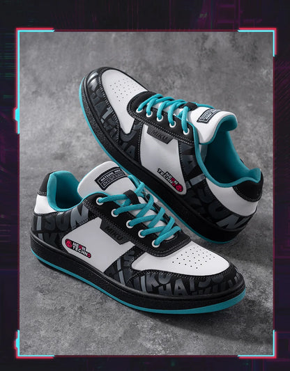 Buty Moeyu Hatsune Miku dla kobiet i mężczyzn – Vocaloid, cosplay, anime – męskie trampki, tenisówki, sznurowane, sportowe, do biegania, obuwie codzienne