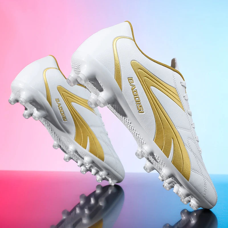 Novas sapatilhas de futebol profissional para homem, sapatilhas de futebol para adulto, futsal indoor, ultraleves, antiderrapantes, desportivas, resistentes ao desgaste, botas de futebol