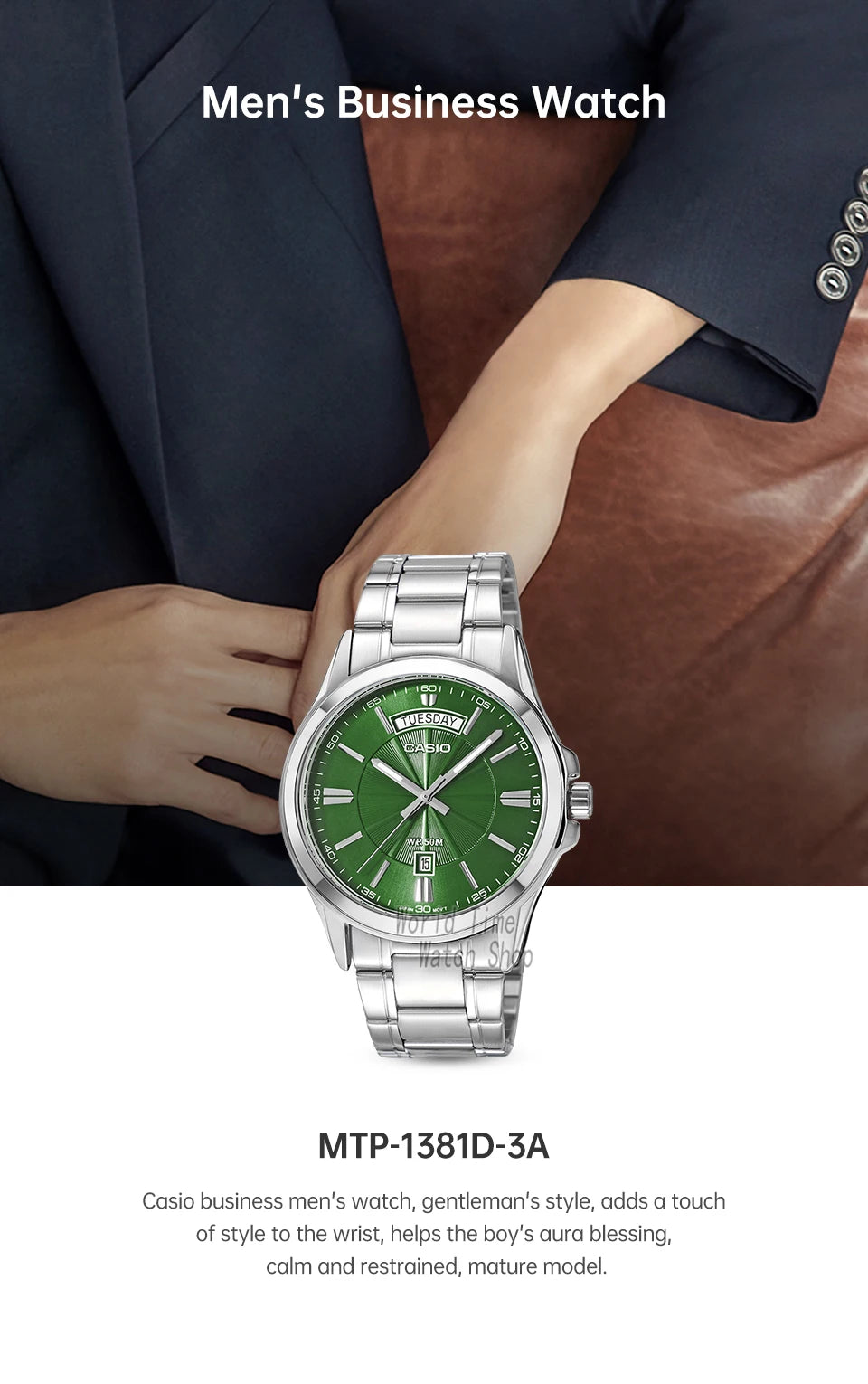 Casio watch for men MTP-1381D Series Explosion quartz watche 50m Waterproof military wrist Watch relogio masculino