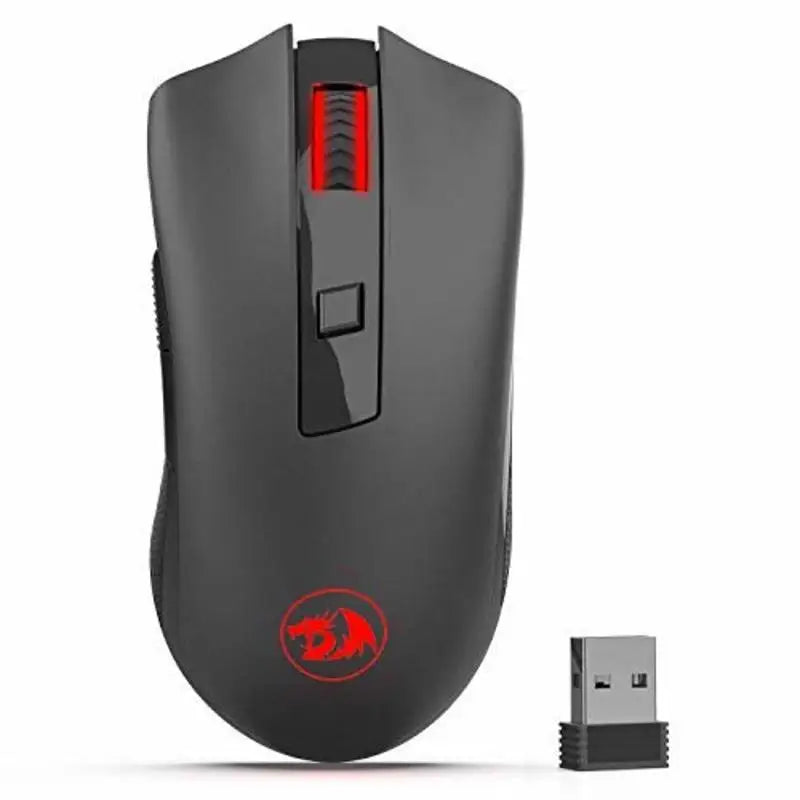 Rato sem fios Redragon M652 Optical 2.4G com recetor USB, rato portátil para gaming e escritório, 5 níveis de DPI ajustáveis