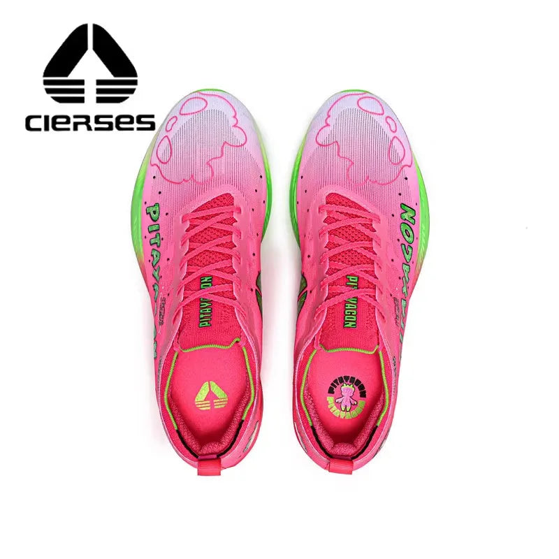 CIERSES Carbon fiber plate Marathon Running Racing Shoes  Men Professional Stable Support Shock-relief Rebbound Training shoes
