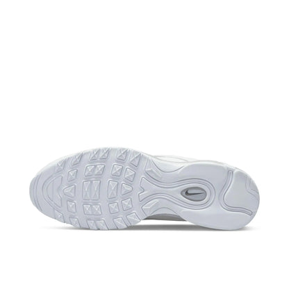 Nike Air Max 97 Running Shoes - Cushioning, Full-Length Breathable, Slip-Resistant, Durable, White-921826-101