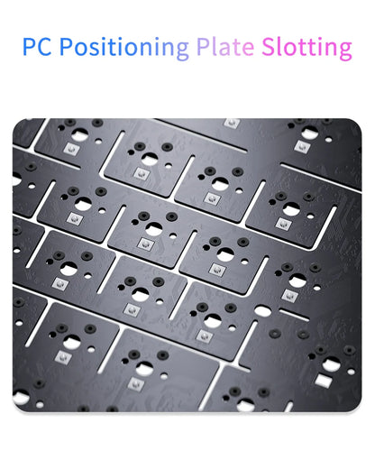 Ajazz AK820 Pro Gaming Mechanical Keyboard 75% Bluetooth/Wireless Customized Gamer Keyboard with TFT Color Screen Knob for PC