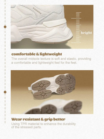Baasploa Women Running Sneakers Brand Mesh Breathable Comfort Walking Shoes Outdoor Anti-slip Female Casual Jogging Sports Shoes