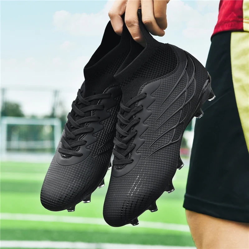 2026 Superfly FG Football Boots Outdoor Soccer Cleat Black Shoes Soft Sport Professional Shoes Breathable Comfortable Boots Plus