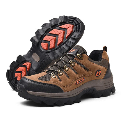 Winter Casual Shoes Men Leather Comfortable Walking Shoes Autumn Classic Outdoor Sneakers Women High Top Hiking Sneakers Lace Up