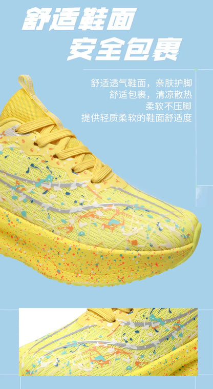 Running Shoes Carbon Board 2026 Marathon Cushion Men Sports Breathable Lightweight Women Comfortable Athletic Nonskid Sneakers