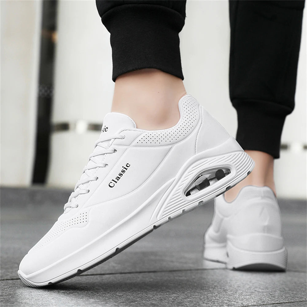 Men's Breathable Shock-Absorbing Running Shoes with Air Cushion Lightweight Low-Top Sneakers for Gym Training Casual Wear