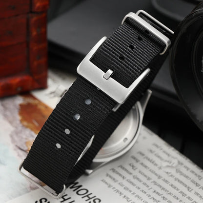 Militado V2 Version Military D12 Watch 36mm AR Sapphire Quartz Movement Watches Waterproof Sub-second Stainless Steel Wristwatch