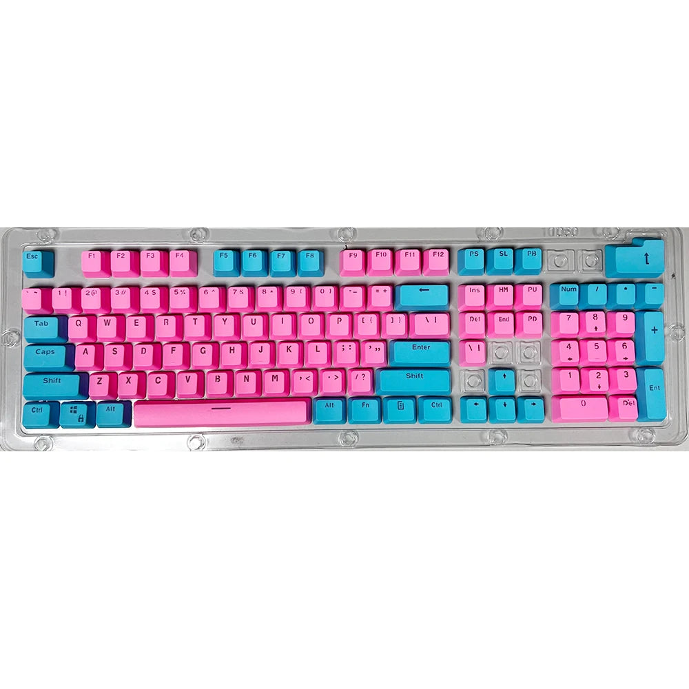 106 Keys Grey Red Keycaps PBT Specials Keycap Backlit Two-Color Key Caps For MX Switch 61/87/104 Mechanical Keyboard