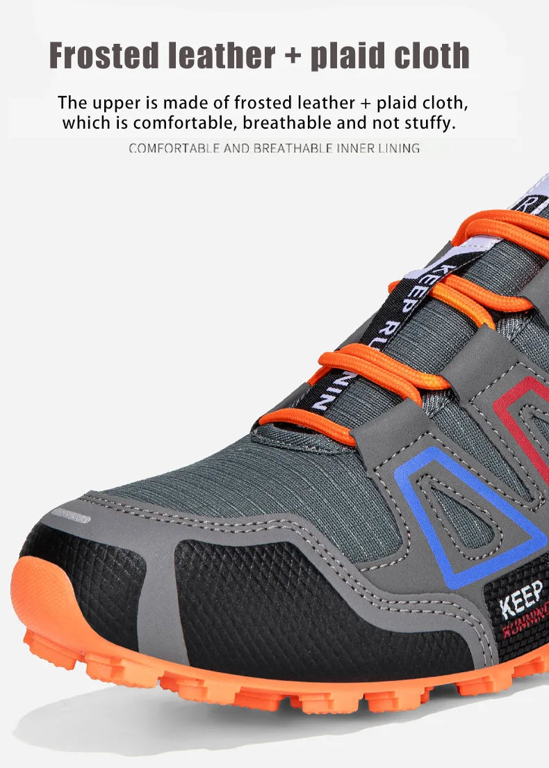 Men's Hiking Shoes Outdoor Sports Shoes Lace-up Hiking Shoes Women's Hiking Sports Shoes Non-slip Hunting Tactical Sports Shoes