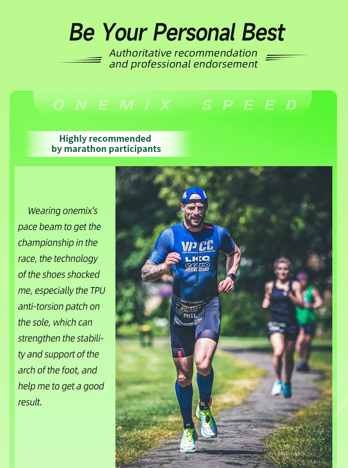 ONEMIX Carbon Plate Marathon Running Racing Shoes Professional Stable Support Shock-relief Ultra-light Rebound Sneakers