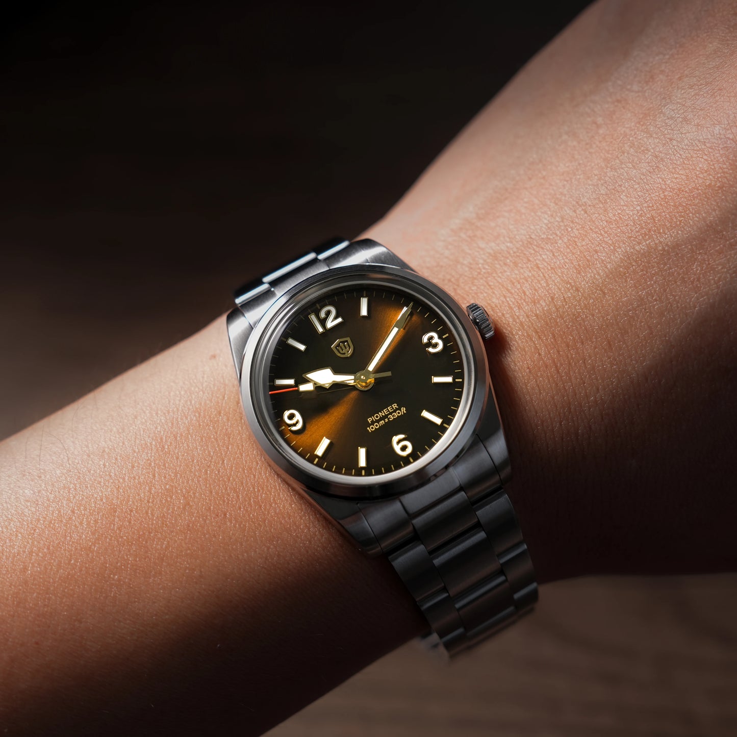 Watchdives WD1960S V2 Watch VH31 Sweep Second Movement Stainless Steel Sapphire Crystal Business Wristwatch Vintage Watches