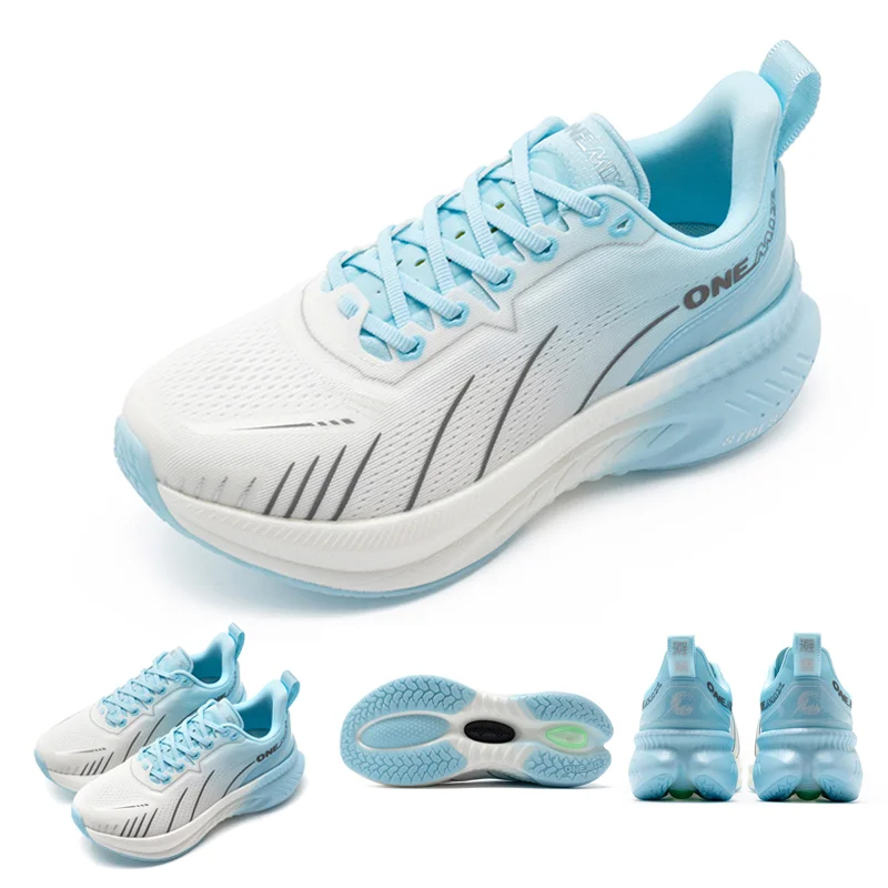 ONEMIX New Cushioned Running Shoes women Fall Winter Heavy Runners Lace-up Women Jump Rope Dance Non-slip Outdoor Sneakers