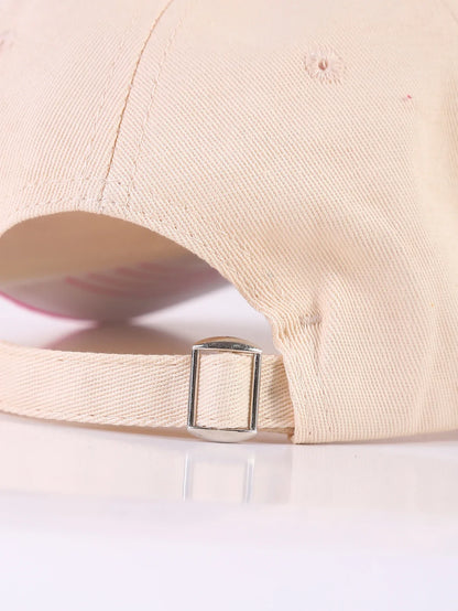 Unisex-baseballkepsar med broderade bokstäver, tvättbara, för vår och höst, justerbara fritidskepsar för utomhusbruk, solskyddskepsar för barn