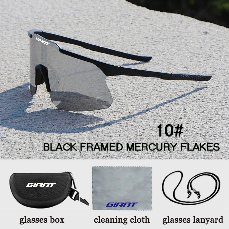 giant long-distance Cycling Glasses super light Men WomenAnti-Fog UV400 Protection MTB Bike Glasses Windproof Sports Eyewear