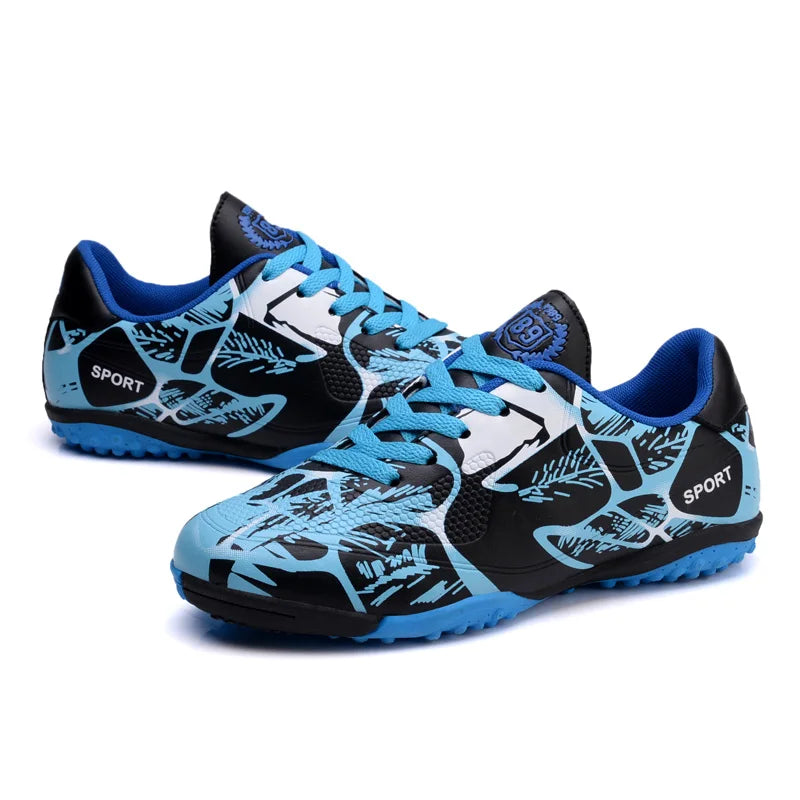 Buty piłkarskie dla dzieci Sports Society Field Chłopięce buty do piłki nożnej Futsal Szybkie buty do halowej piłki nożnej Oryginalne buty z kolcami do kostek Buty piłkarskie