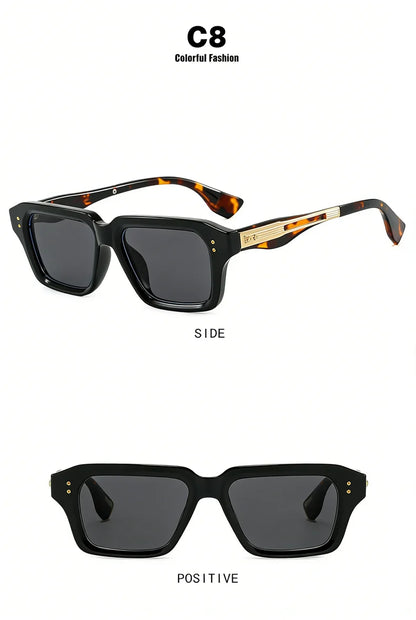 LOERHUNAR Classic Rivet Myopia Sunglasses Men and Women Vintage Outdoor Driving Shades Customize Optical Prescription Sunglasses